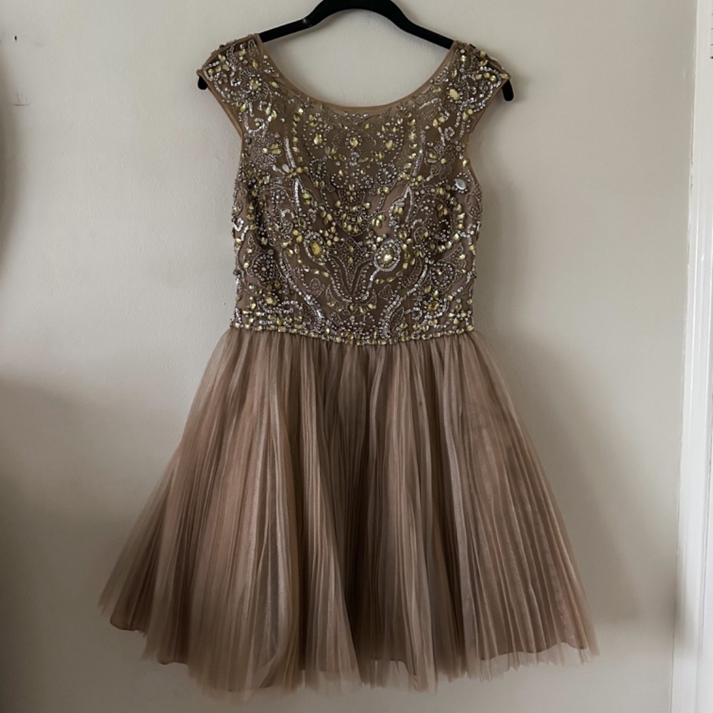 Sherri Hill Beaded Cocktail Dress